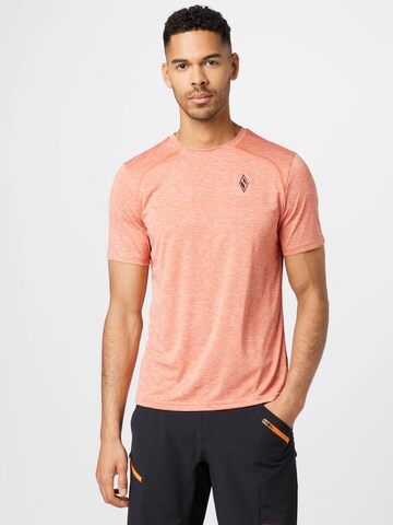 SKECHERS - Camiseta funcional en naranja: frente