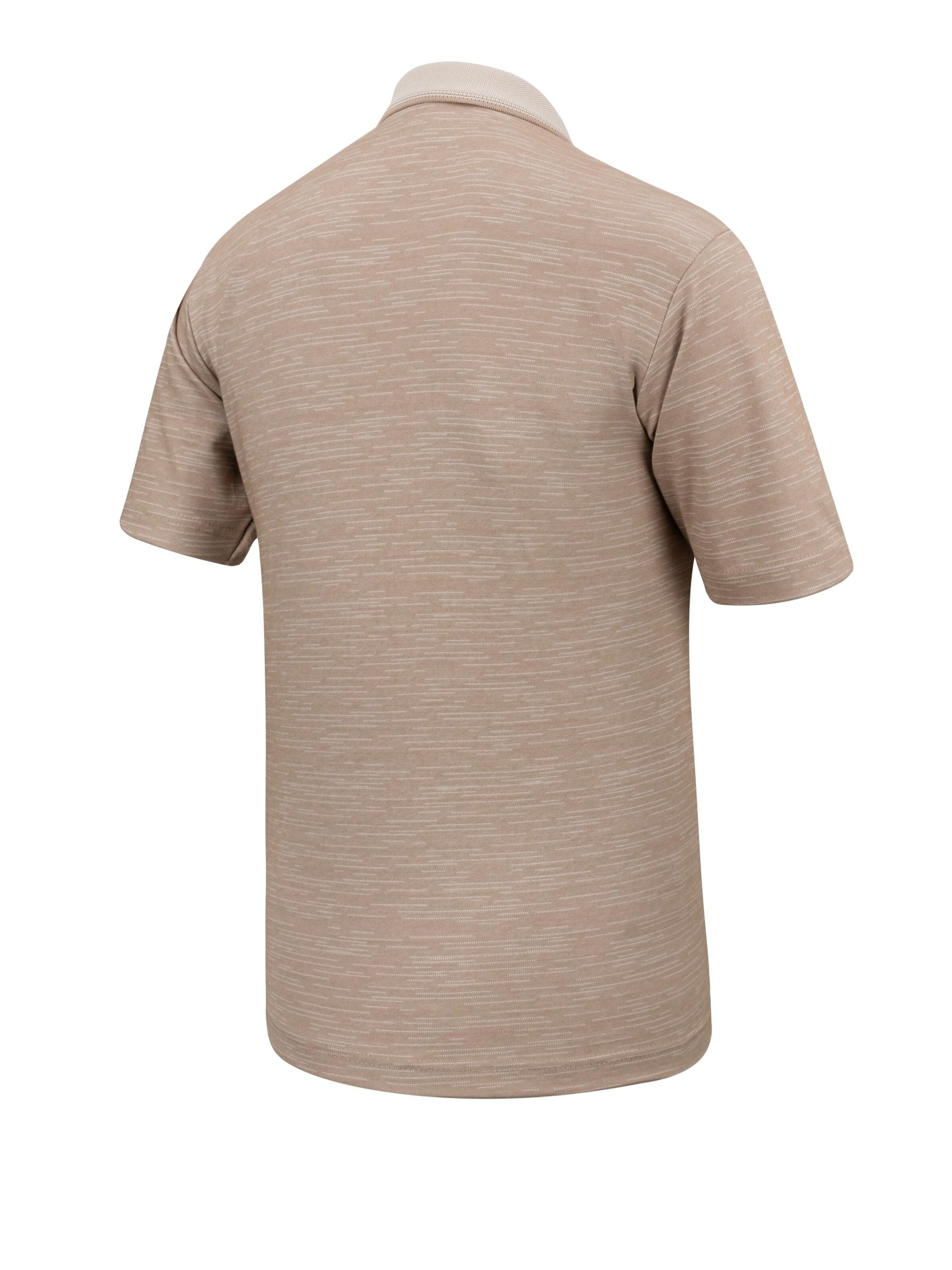 Cizgi Triko Shirt in Beige