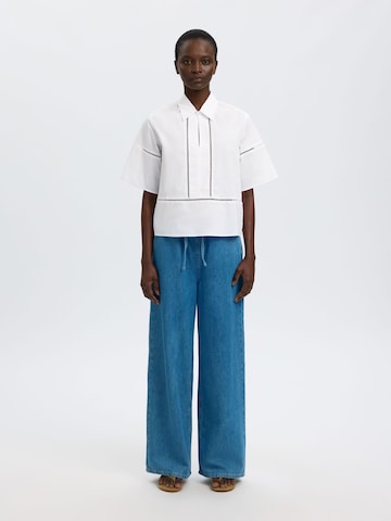 SELECTED Bluse in Weiß