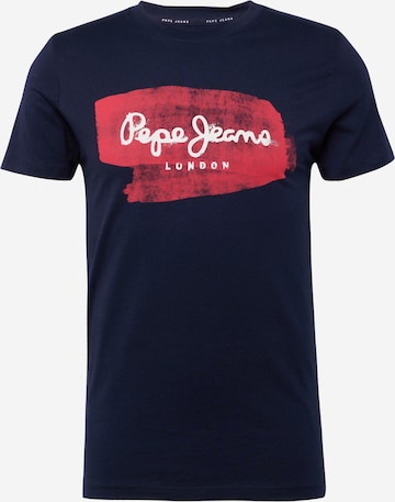 Pepe Jeans T-Shirt 'Seth' in Blau: predná strana