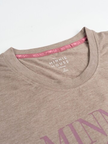 Disney Minnie Mouse Shirt 'Minnie & Mickey' in Brown