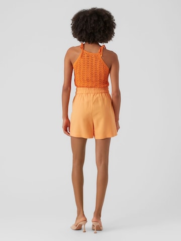 VERO MODA Knitted top 'URSULA' in Orange