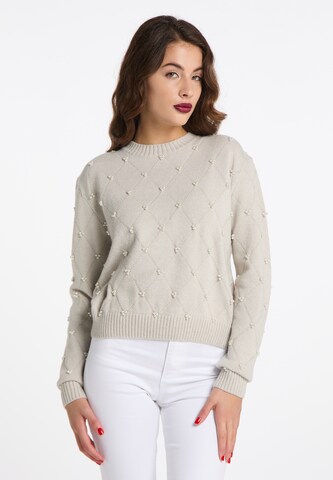 Pull-over 'Tylin' faina en beige : devant