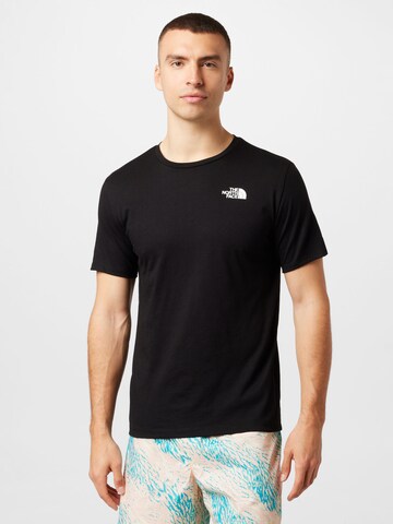 T-Shirt fonctionnel 'FOUNDATION' THE NORTH FACE en noir : devant