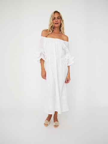 Crās Kleid 'Ita' in Weiß: Vorderseite