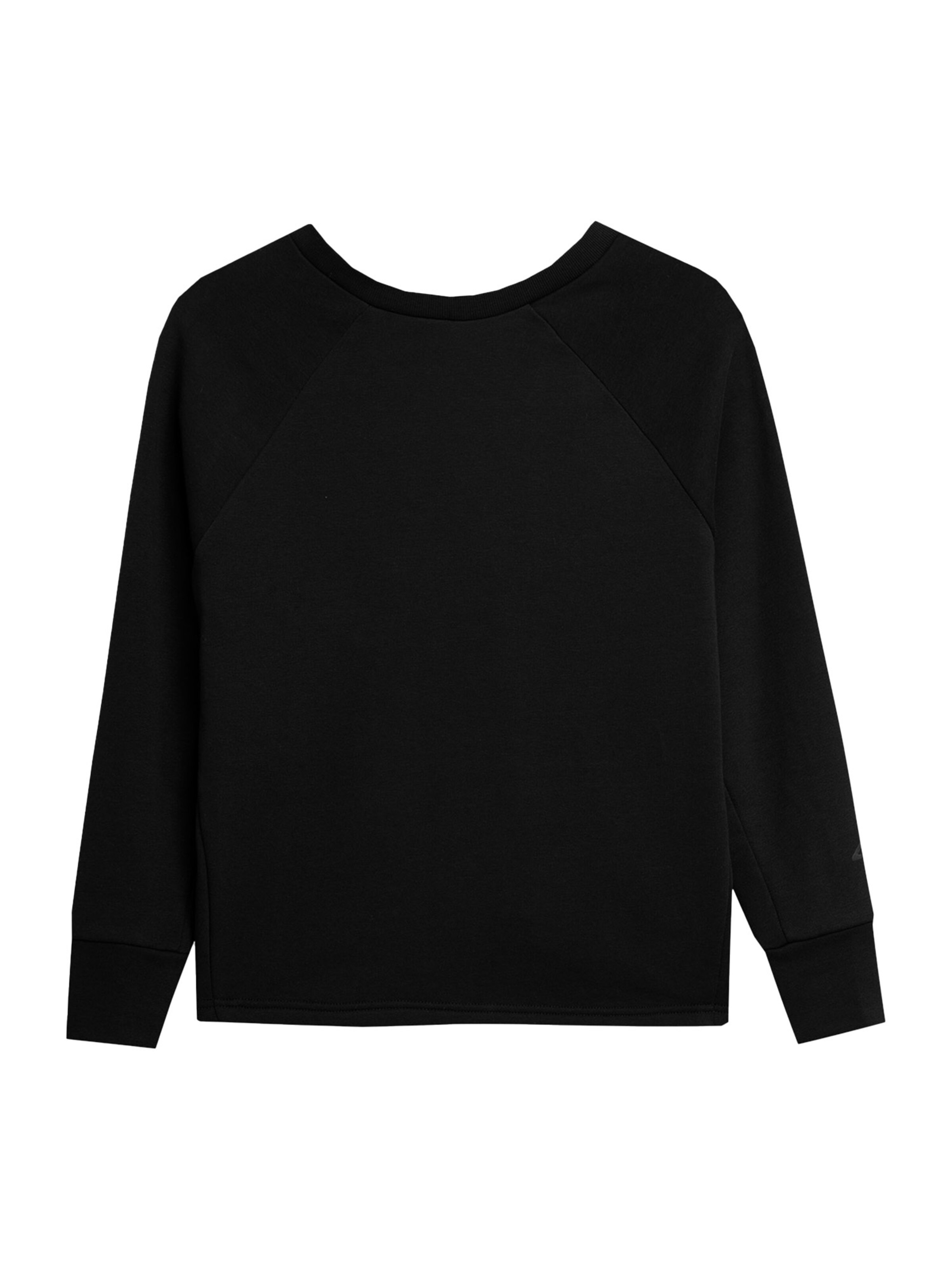 4F Sports sweatshirt in Black: front