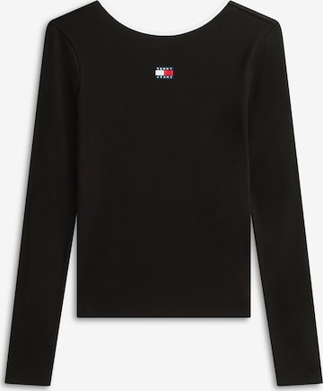 Tommy Jeans - Camiseta en negro: frente