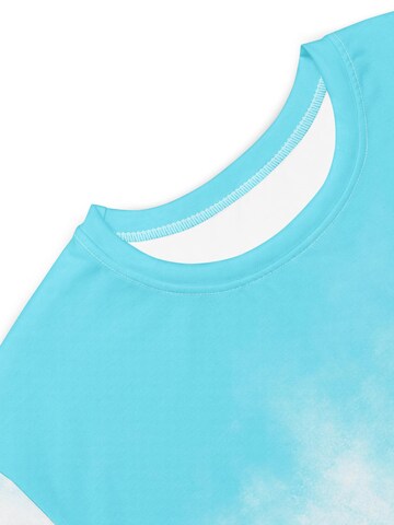 DECALVIBES Oversizeshirt 'Gradient Pink Blue' in Blau