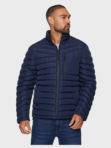 Veste mi-saison 'Craven' Threadbare en bleu : devant