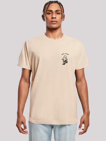 T-Shirt F4NT4STIC en beige : devant
