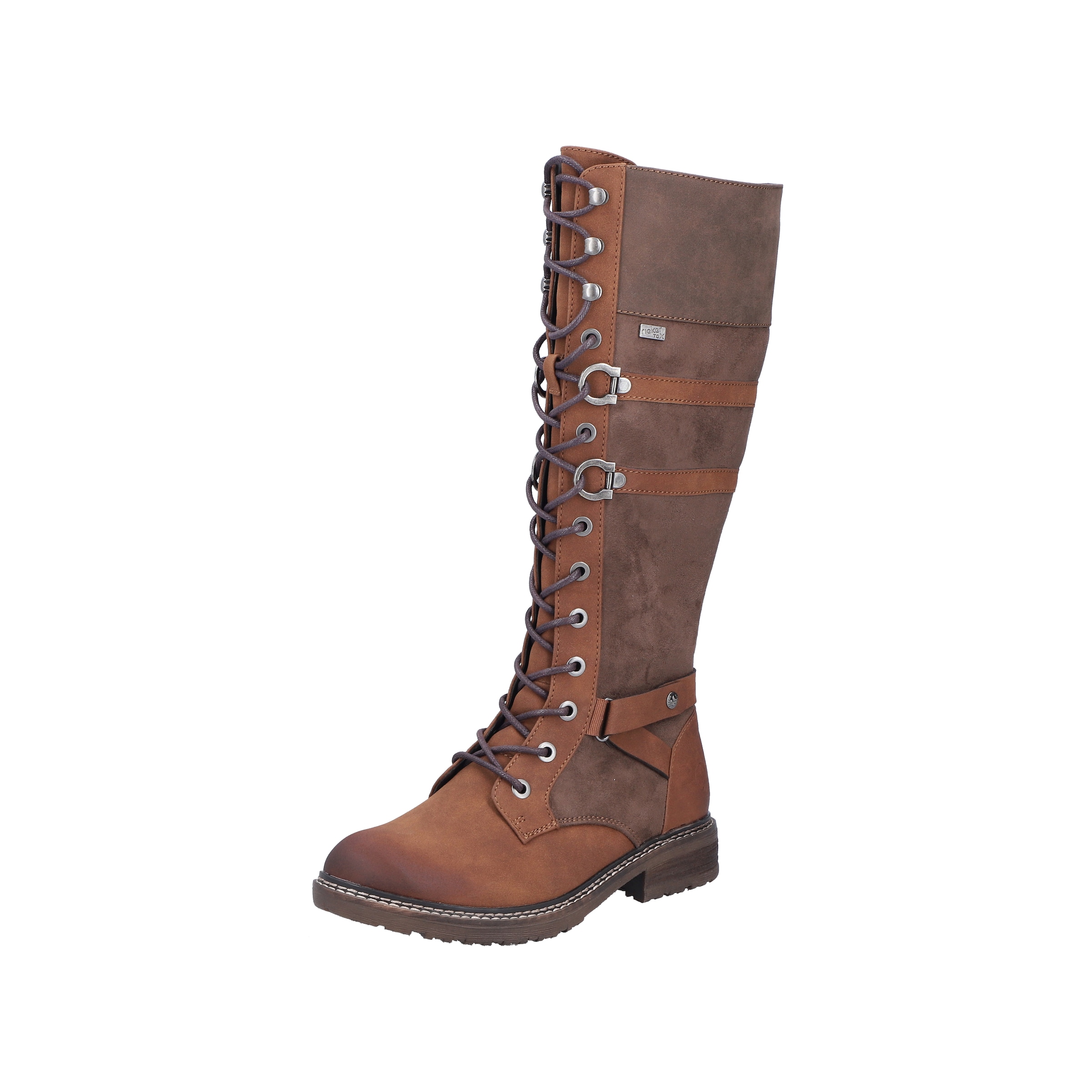 Rieker Bottes en marron / marron chiné, Vue avec produit