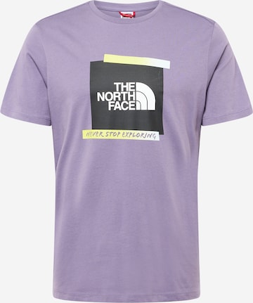 THE NORTH FACE Tričko – fialová: přední strana