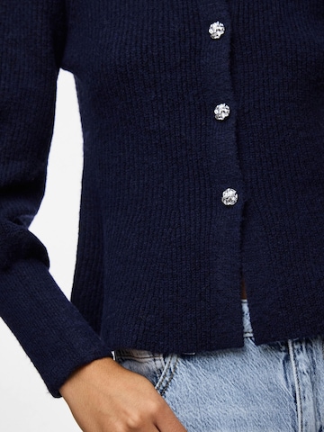 PIECES Gebreid vest 'PCAnnie' in Blauw