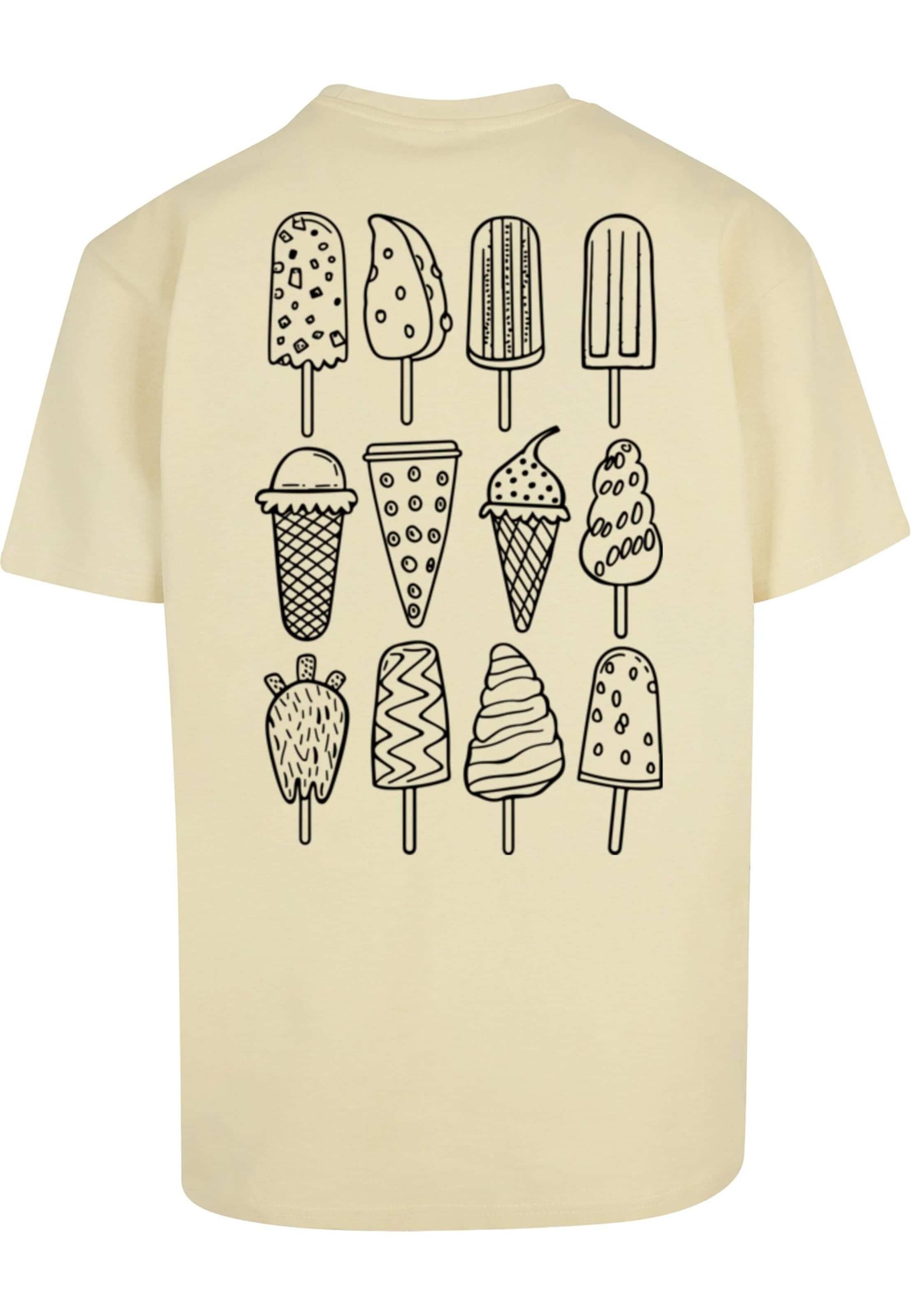 Merchcode Футболка 'Ice Cream' в Желтый