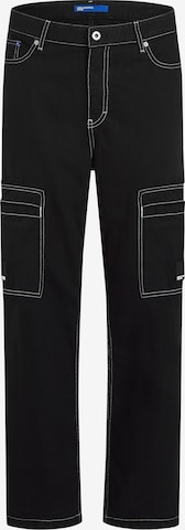 juoda KARL LAGERFELD JEANS Standartinis Darbinio stiliaus džinsai: priekis