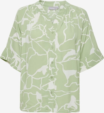 Fransa Blouse 'Frkay' in Groen: voorkant