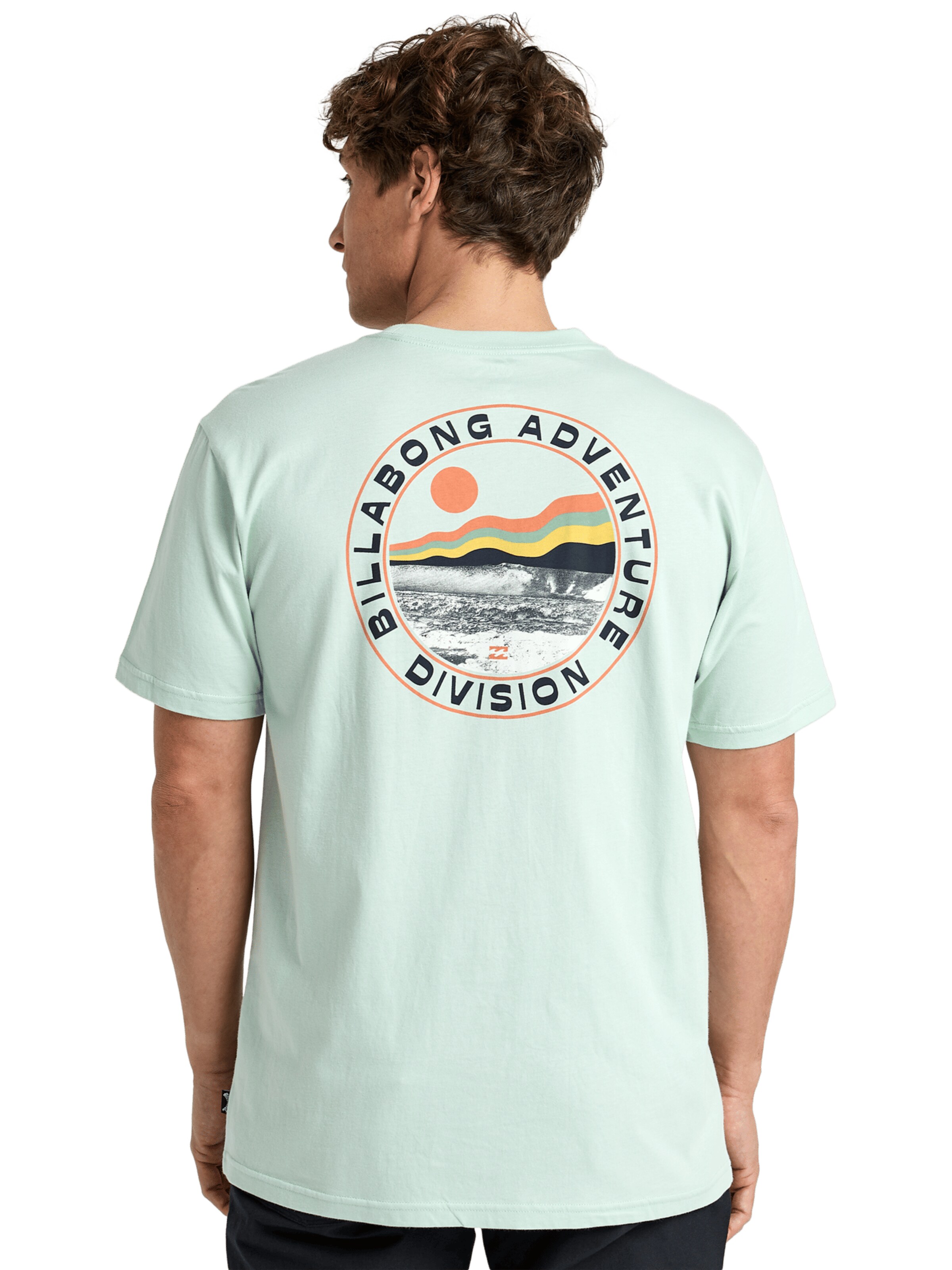 T-Shirt 'Rockies' BILLABONG en vert : devant