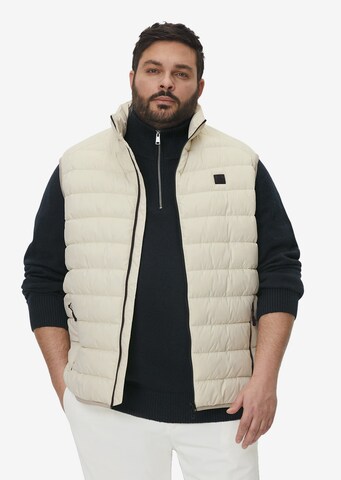 Gilet Marc O'Polo en blanc : devant