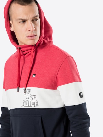 Alife and Kickin Sweatshirt 'KingAK' in Rood