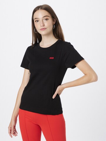 Tricou 'Classic' de la HUGO pe negru: față