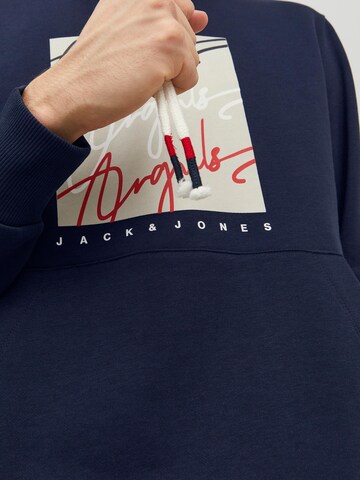 JACK & JONES Sweatshirt 'Josh' i blå