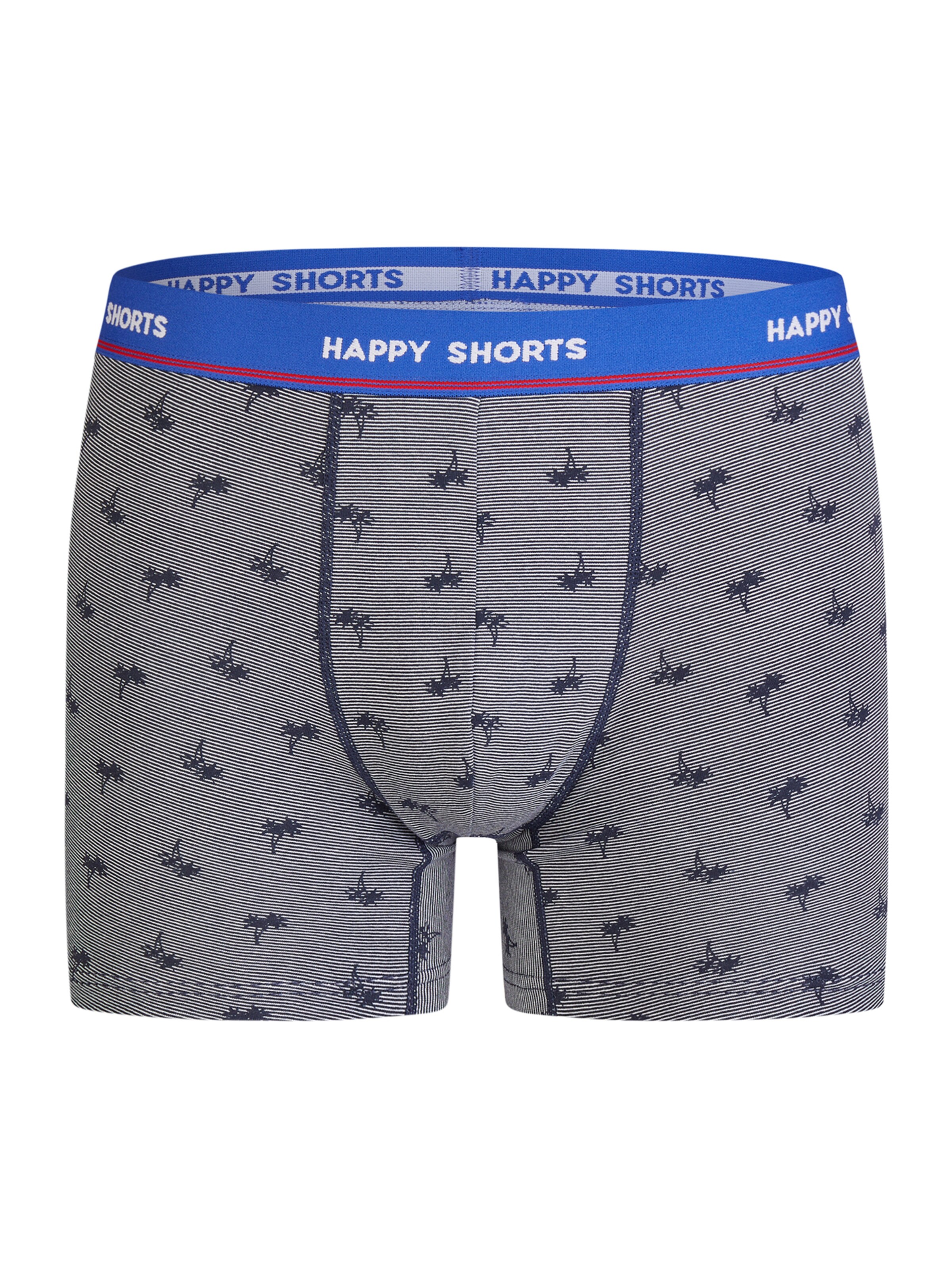 Happy Shorts Boxershorts ' Jersey ' in Blauw