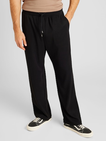 JACK & JONES - Loosefit Pantalón 'BILL VALENCIA' en negro: frente