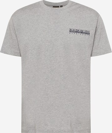 NAPAPIJRI Shirt 'QUINTINO' in Grau: predná strana