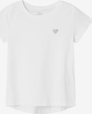 NAME IT T-shirt 'Violine' i vit: framsida