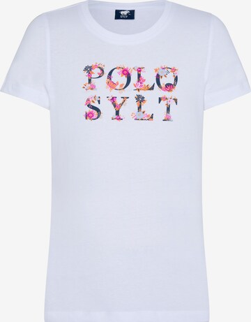 Polo Sylt Shirt in White: front