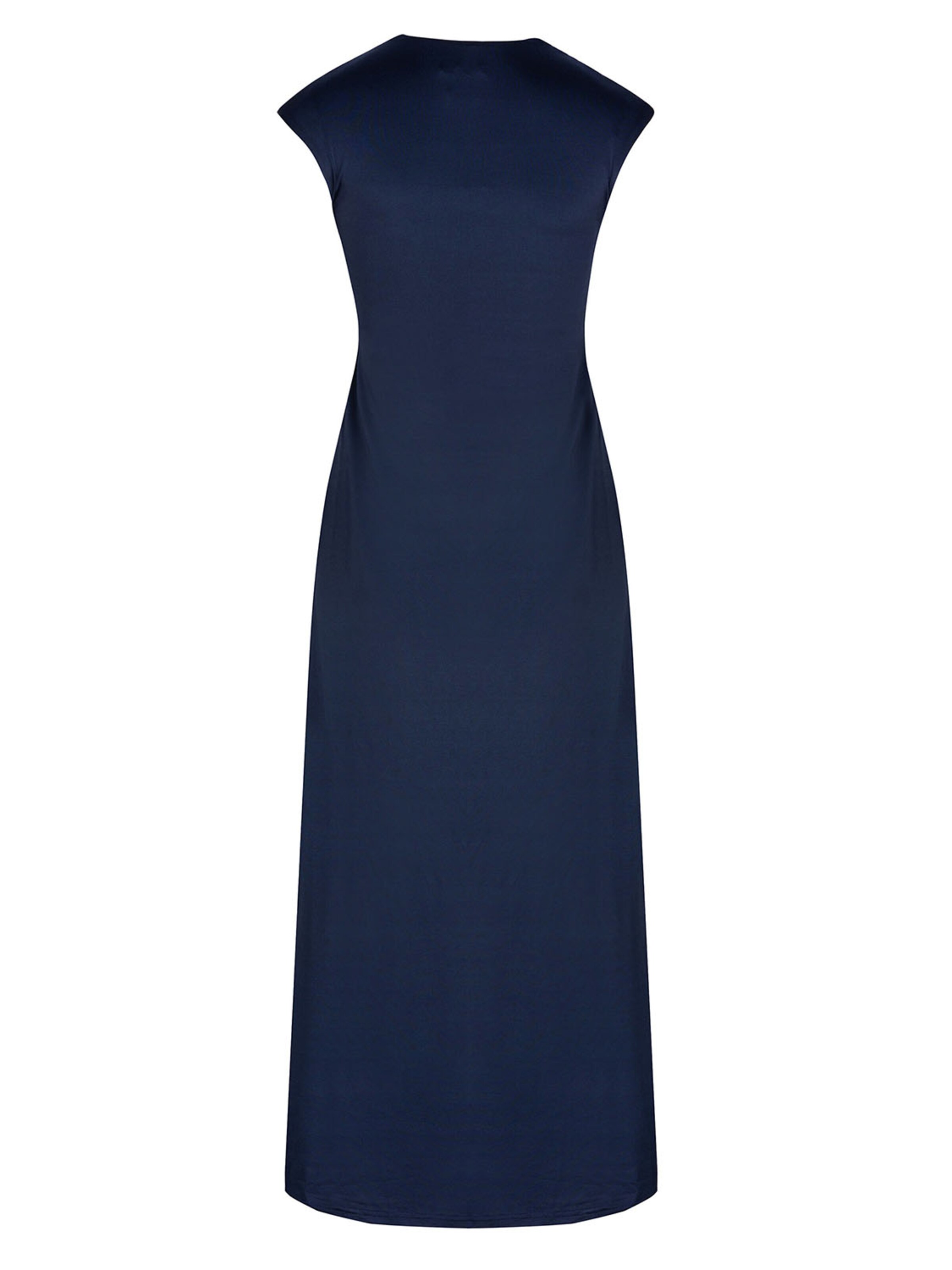 Chic by Lirette Jurk 'Kimono dress Natural' in Blauw
