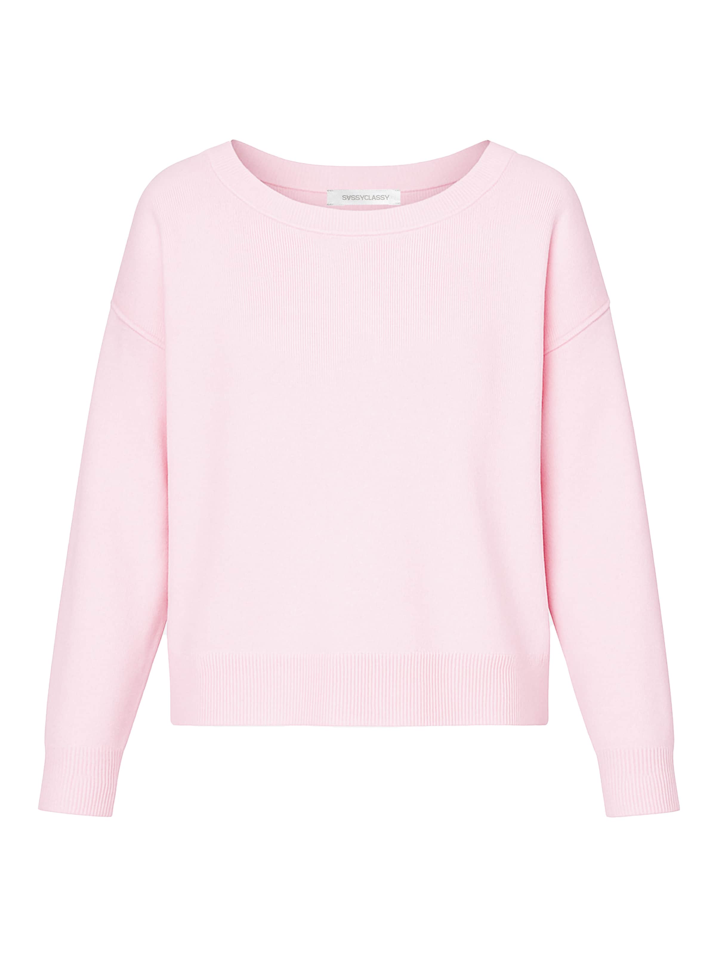 SASSYCLASSY Oversizepullover‌‌‌‌ in Pink: Vorderseite