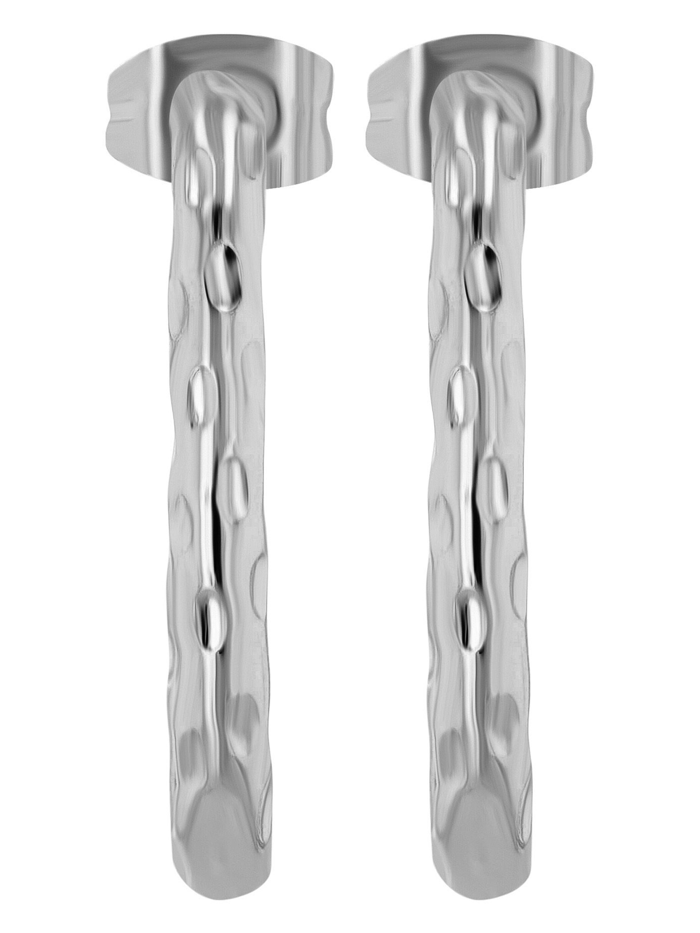 Akzent Earrings 'Mino, langlebig' in Silver: front