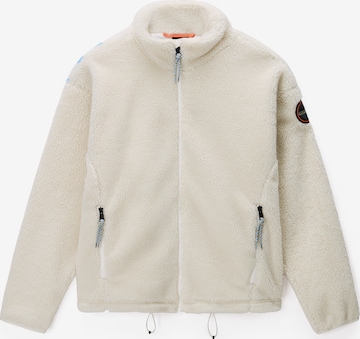 NAPAPIJRIFlis jakna 'T-FIEMME' - bijela boja: prednji dio