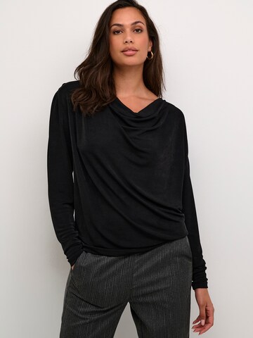 Camicia da donna 'KAGina' di Kaffe in nero: frontale