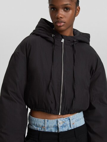 Bershka Jacke in Schwarz