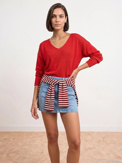 Dilvin Pullover 'Pullover' em S-L em vermelho, Vista do artigo