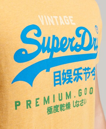 Superdry T-Shirt 'Vintage' in Orange