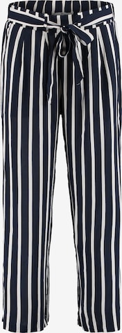 Hailys Wide leg Pleat-Front Pants 'Cira' in Blue: front