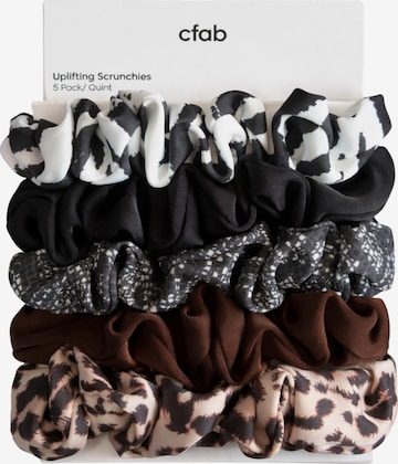 cfab (formerly creamy fabrics) Hårsmycke 'Alltags Scrunchies | 5er Pack' i blandade färger: framsida