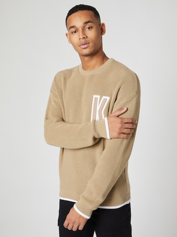 Kosta Williams x About You Sweatshirt i beige: framsida