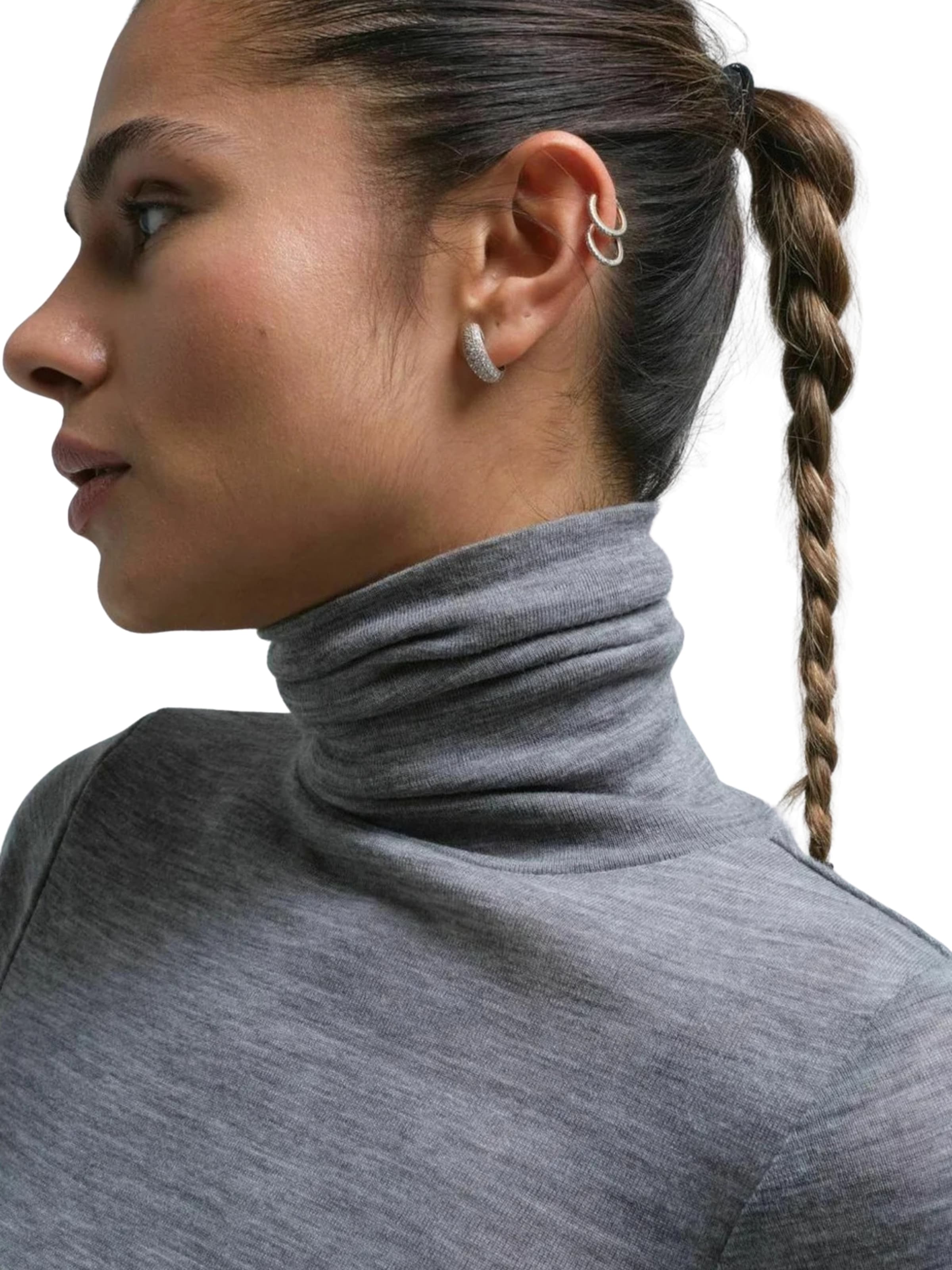 Seamless Basic Shirt 'Lola' in Grey