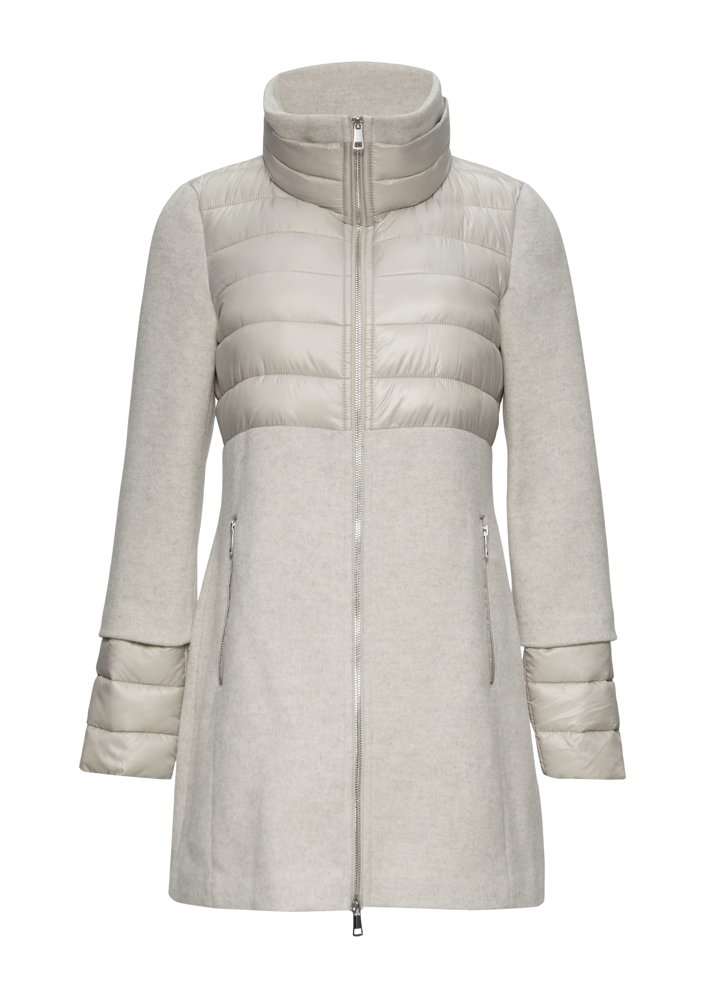 Manteau mi-saison s.Oliver en beige : devant