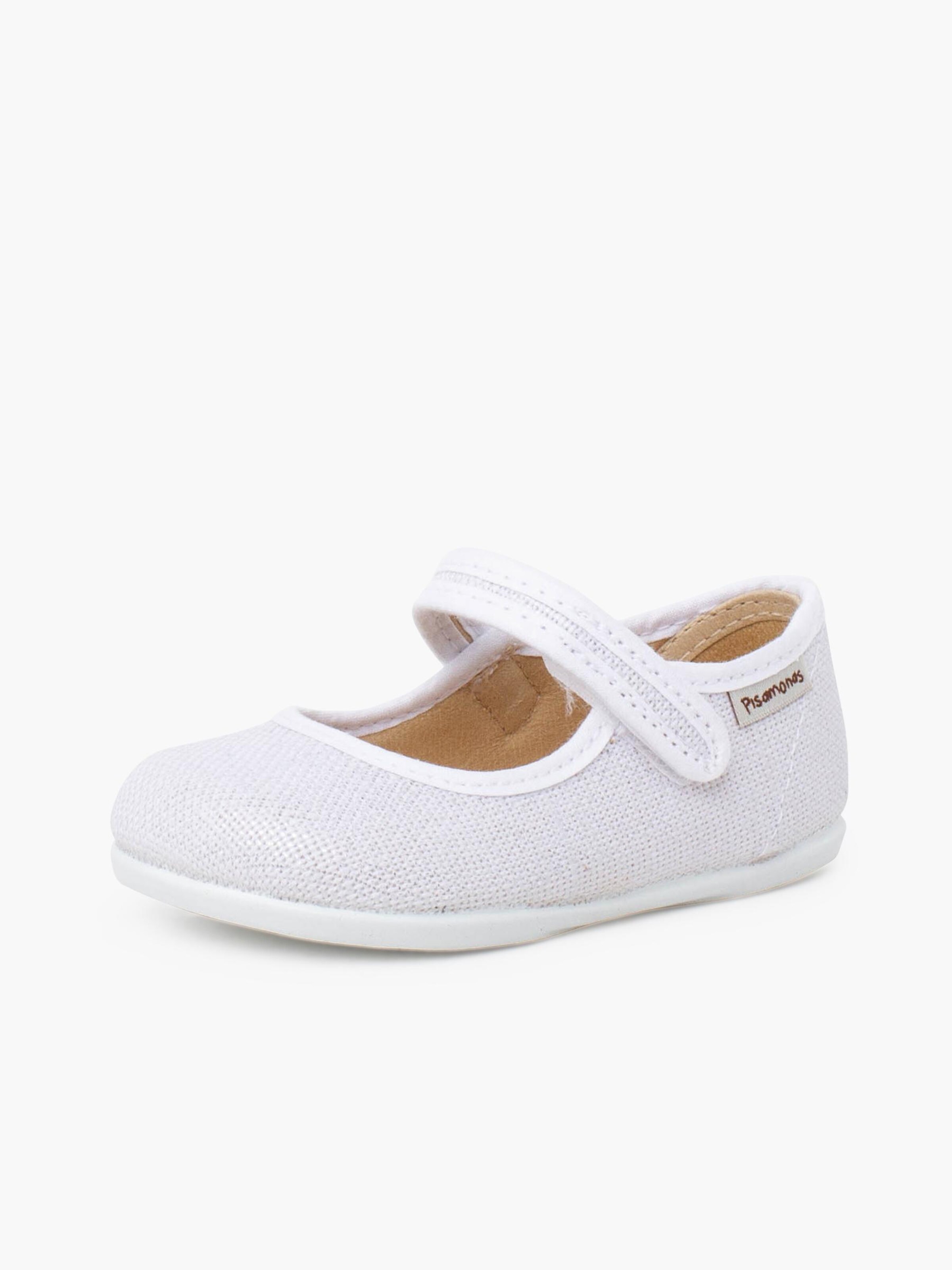 Ballerines Pisamonas en blanc : devant