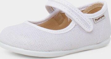 Ballerines Pisamonas en blanc : devant