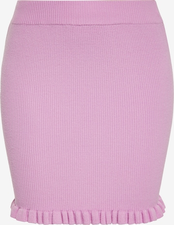 Gonna di swirly in rosa: frontale