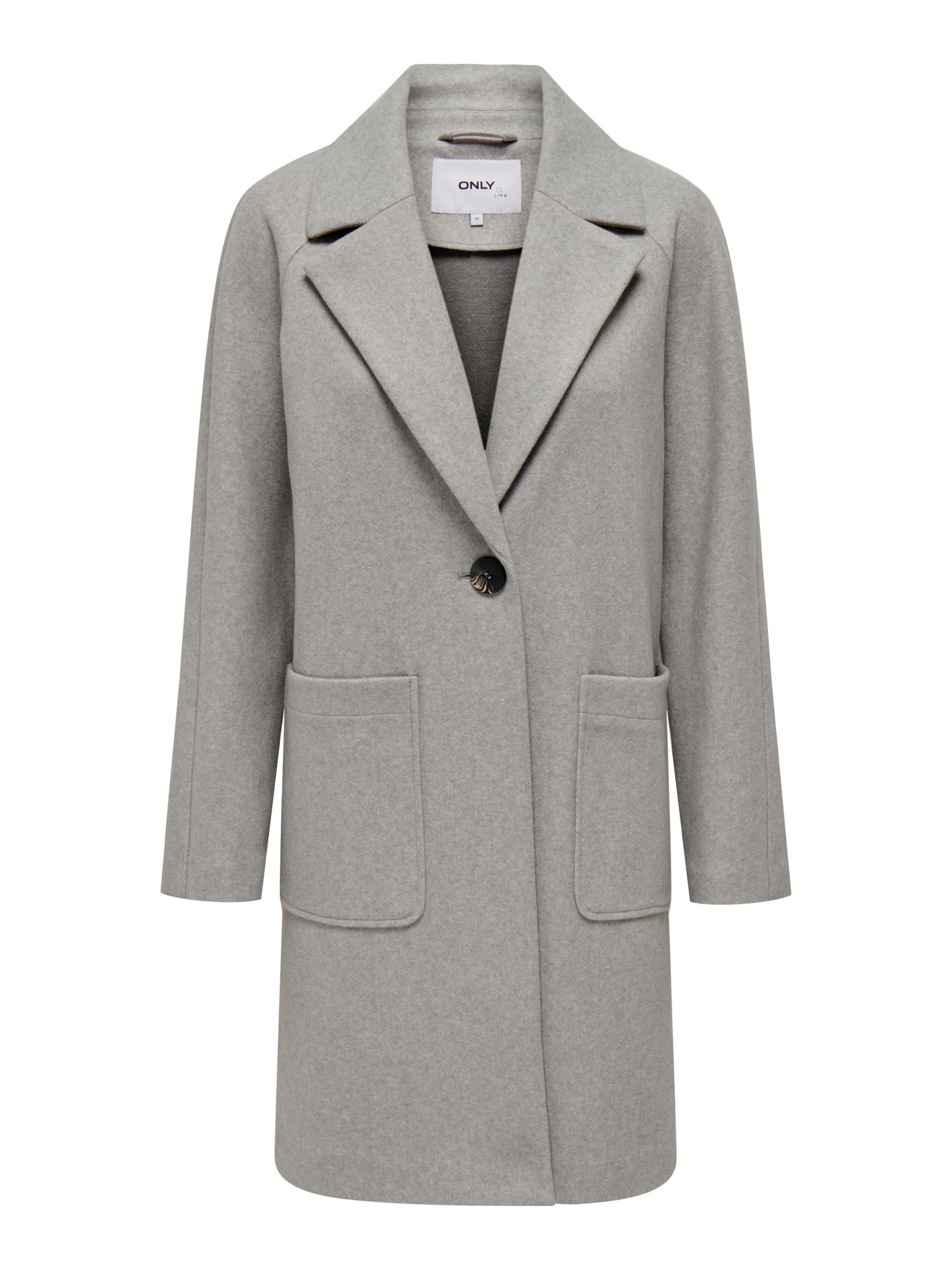 ONLY Between-Seasons Coat 'Victoria' in Black | ABOUT YOU