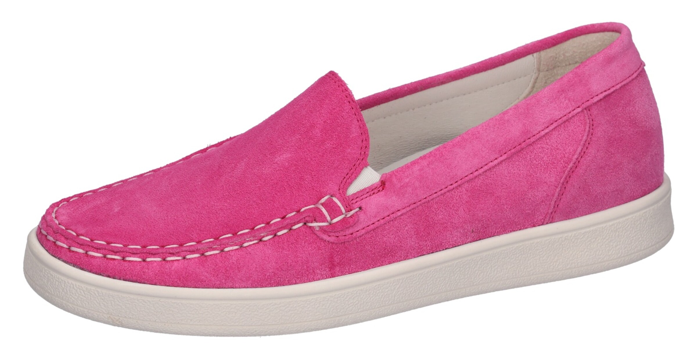 WALDLÄUFER Mokassin in Pink: Vorderseite