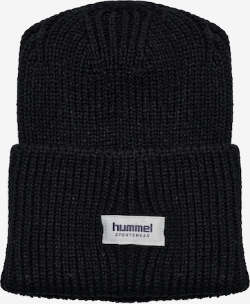 Bonnet Hummel en noir : devant