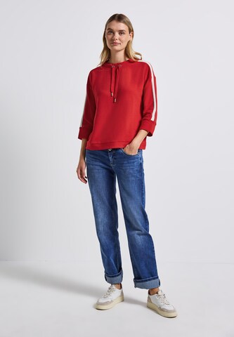 STREET ONE Sweatshirt in Red